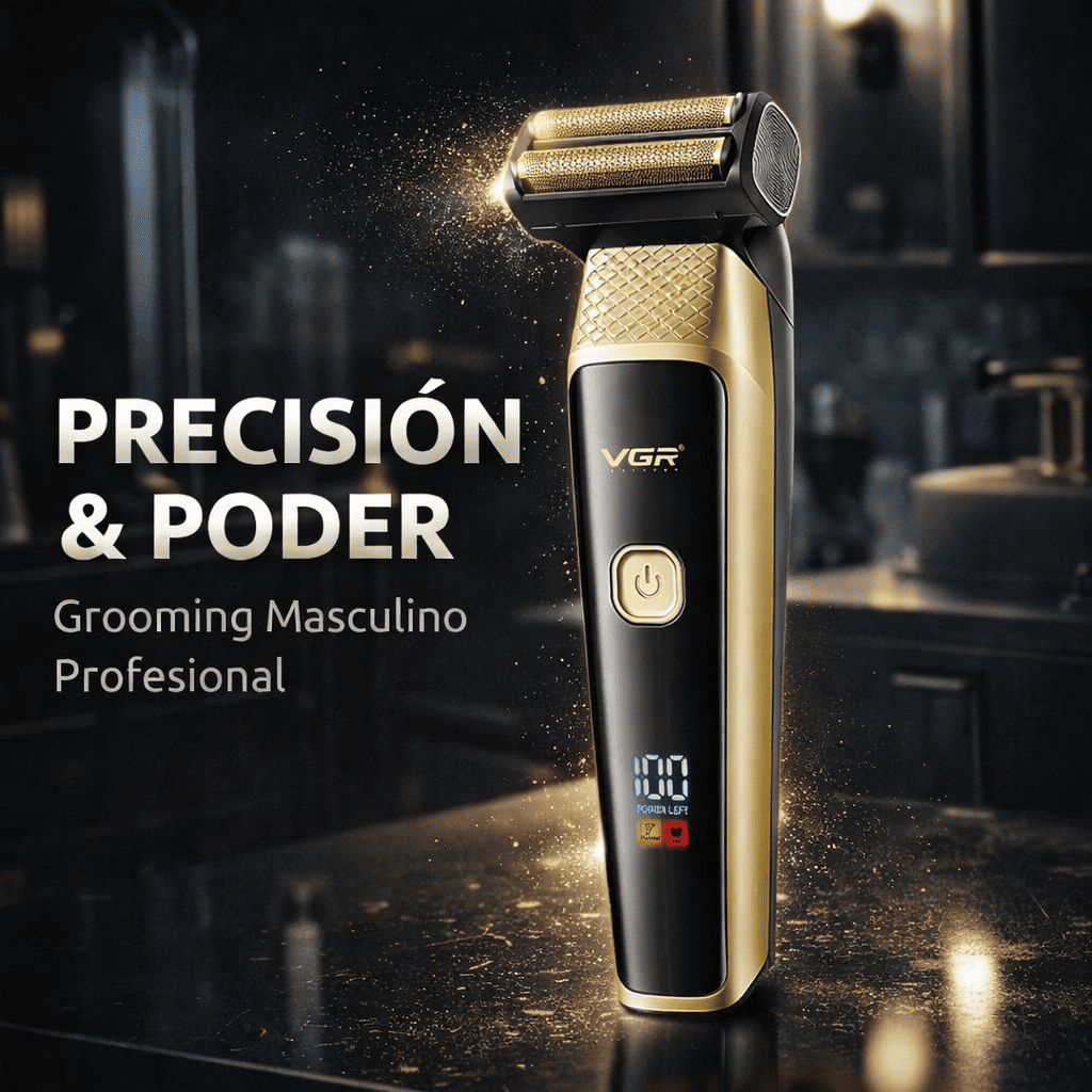 Afeitadora 3 en 1 Profesional VGR – Precisión, Potencia y Versatilidad