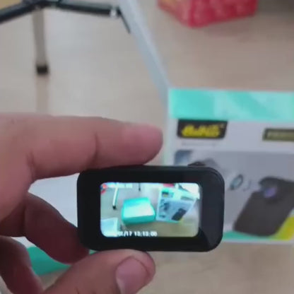 Cámara Portátil 1080P HDR – Grabación HD y capacidad de hasta 128GB